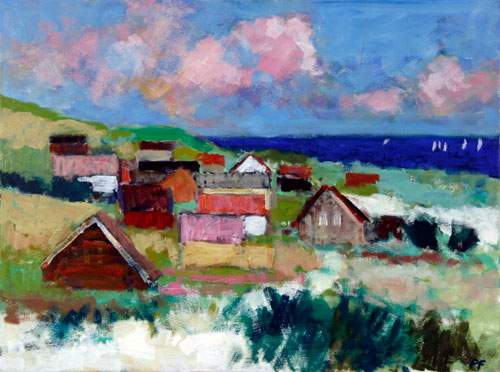 Huse ved Vesterhavet