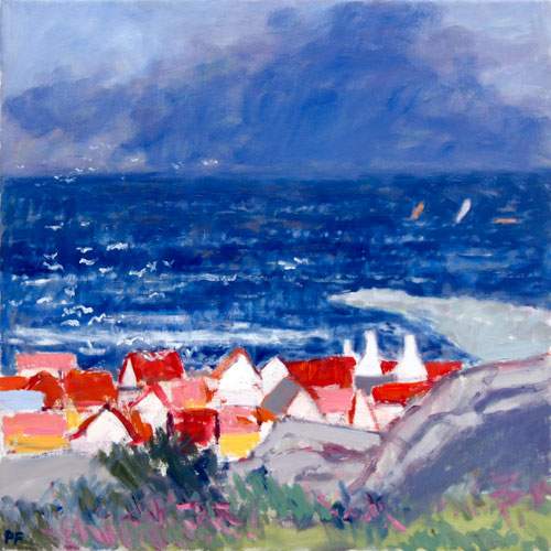 En regnbyge - Bornholm