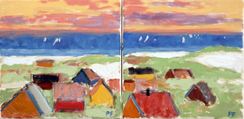 Vesterhavet - 2 20x20 cm