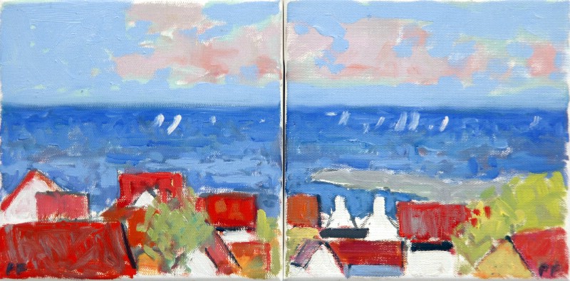 Bornholm - 2 stk 20x20