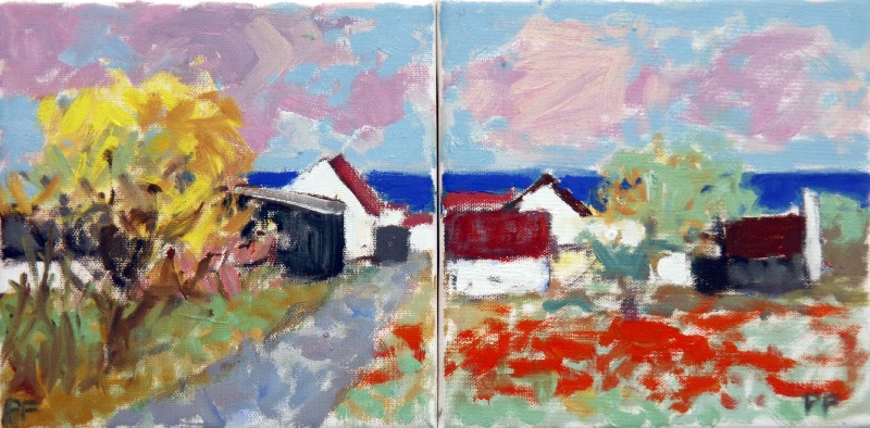 Vesterhavet - 2 20x20 cm