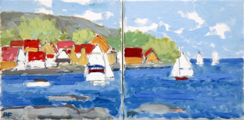 Bornholm - 2 stk 20x20