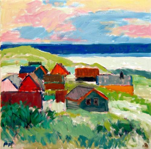 Huse ved Vesterhavet