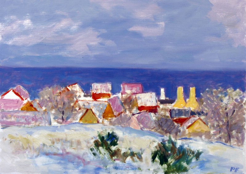 Vinter i Gudhjem - Bornholm