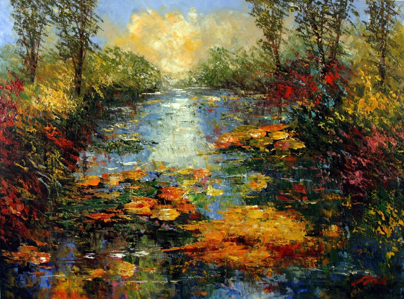 Spring Comming At The Pond