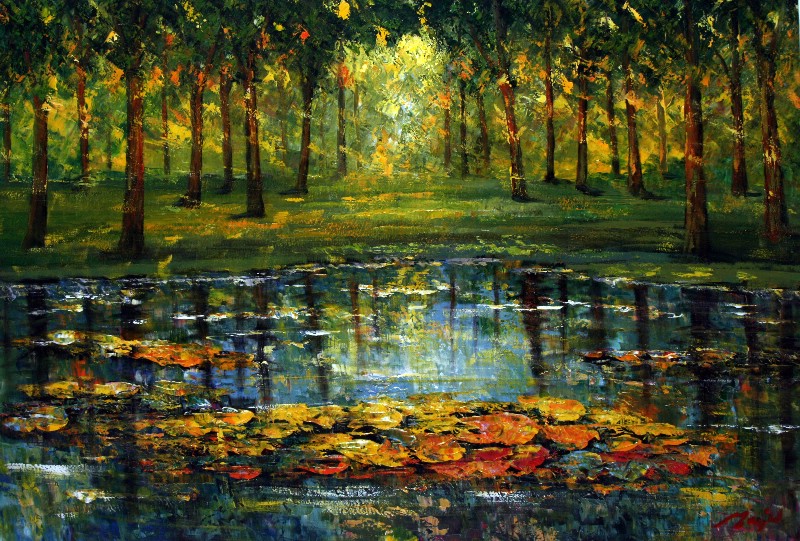 Water Lillies At The Lake