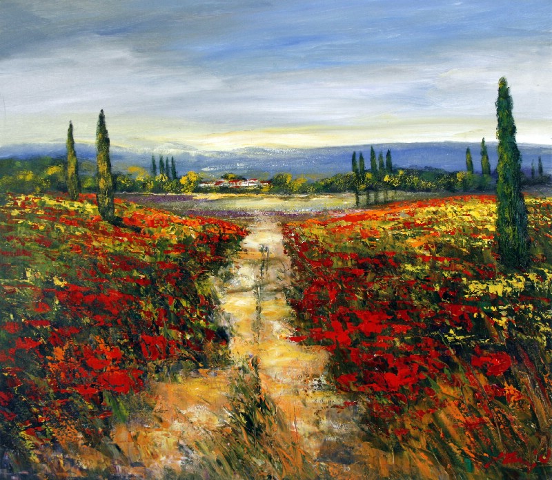 Path Through The Poppies