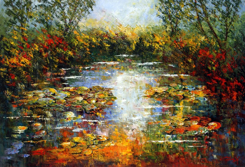 Waterlilies In Summer