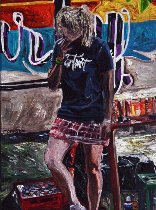 Carhartt Girl With Cigarette 