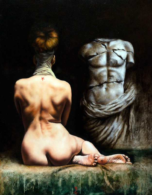 Figura Di Spalle E Torso