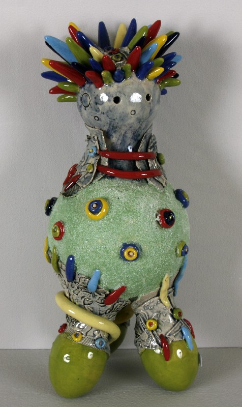 Kvinde - keramisk skulptur