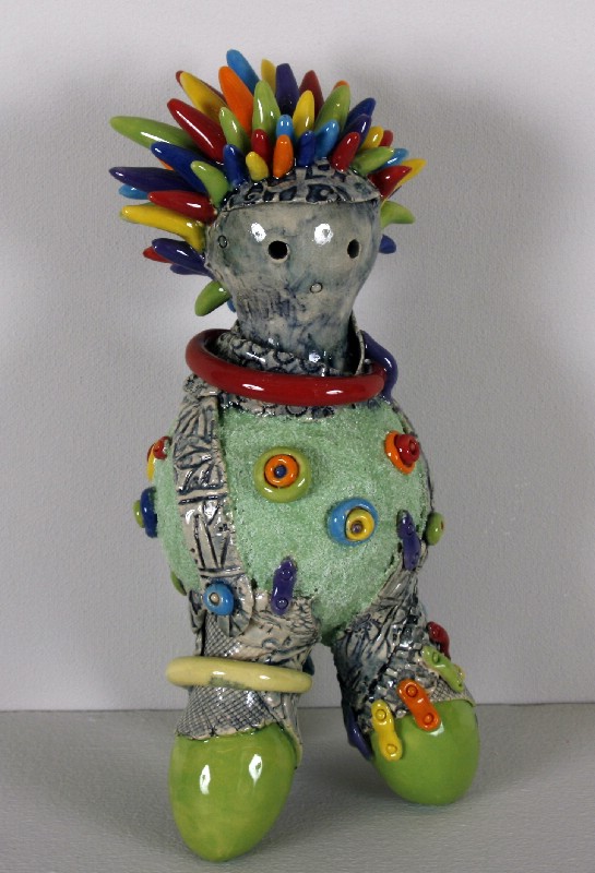 Kvinde - keramisk skulptur