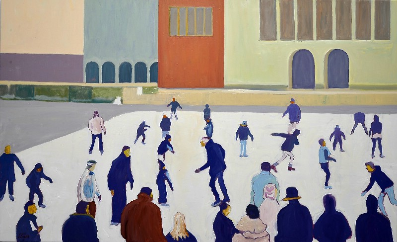 På skøjter i Århus