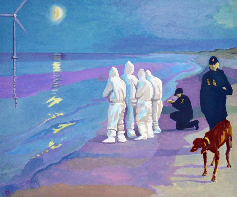 Aftenstemning ved havet