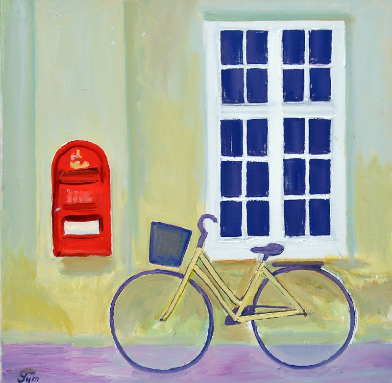 Stillet ved postkassen