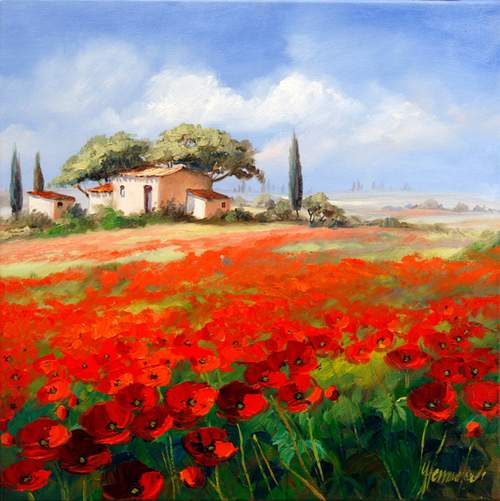 Red Poppy Field