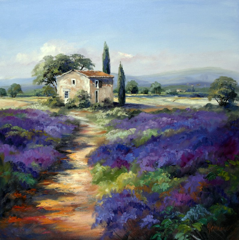 Path Across Lavender