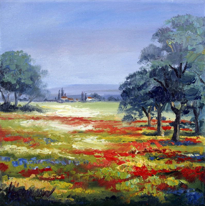 Trees With Poppy I