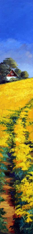 Rapeseed With House