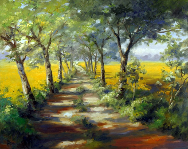 Aveneu Between Rapfields - Denmark