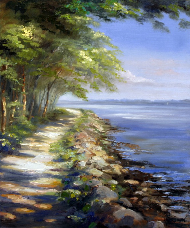 Gendarmstien In The Morning - Denmark