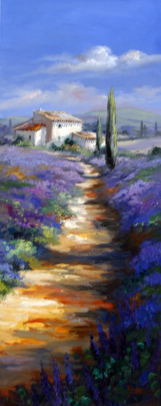 Path Through Lavender