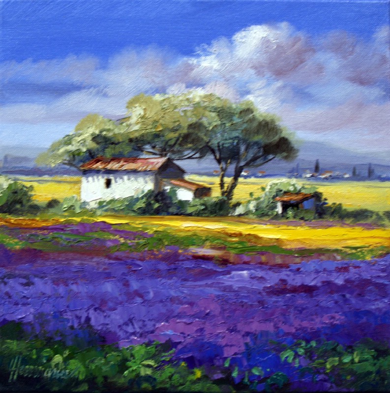 Lavender Impression In The Provence