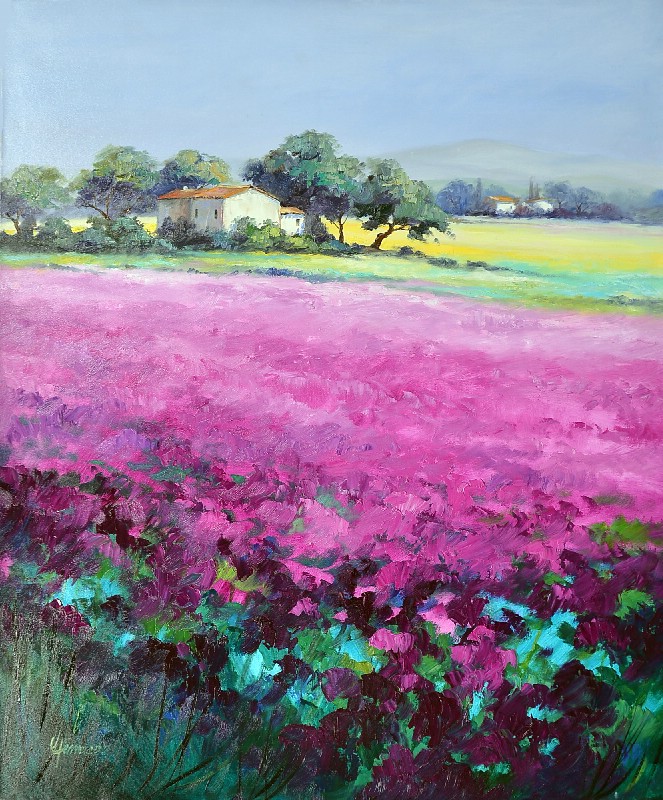 Violet Landscape
