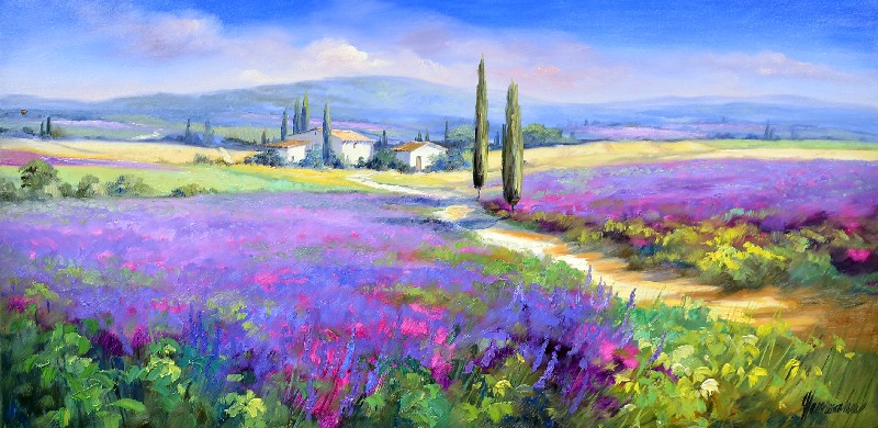 Lavender Landscape