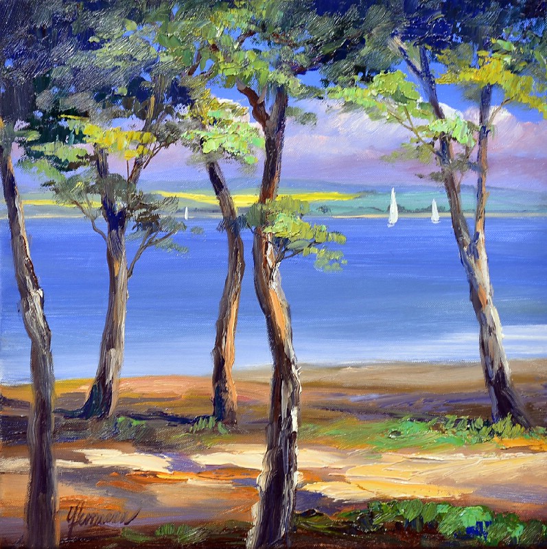 Baltic Sea With Trees I